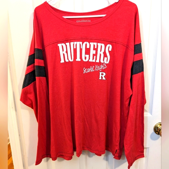 Tops - ⭐ 5/$25 Rutgers long sleeve tee, size XXL